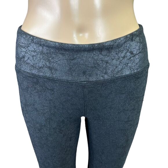 Mudd Womens Leggings Faux Leather FLX Stretch 24 7 Skinny Ankle Black Small - Picture 3 of 10